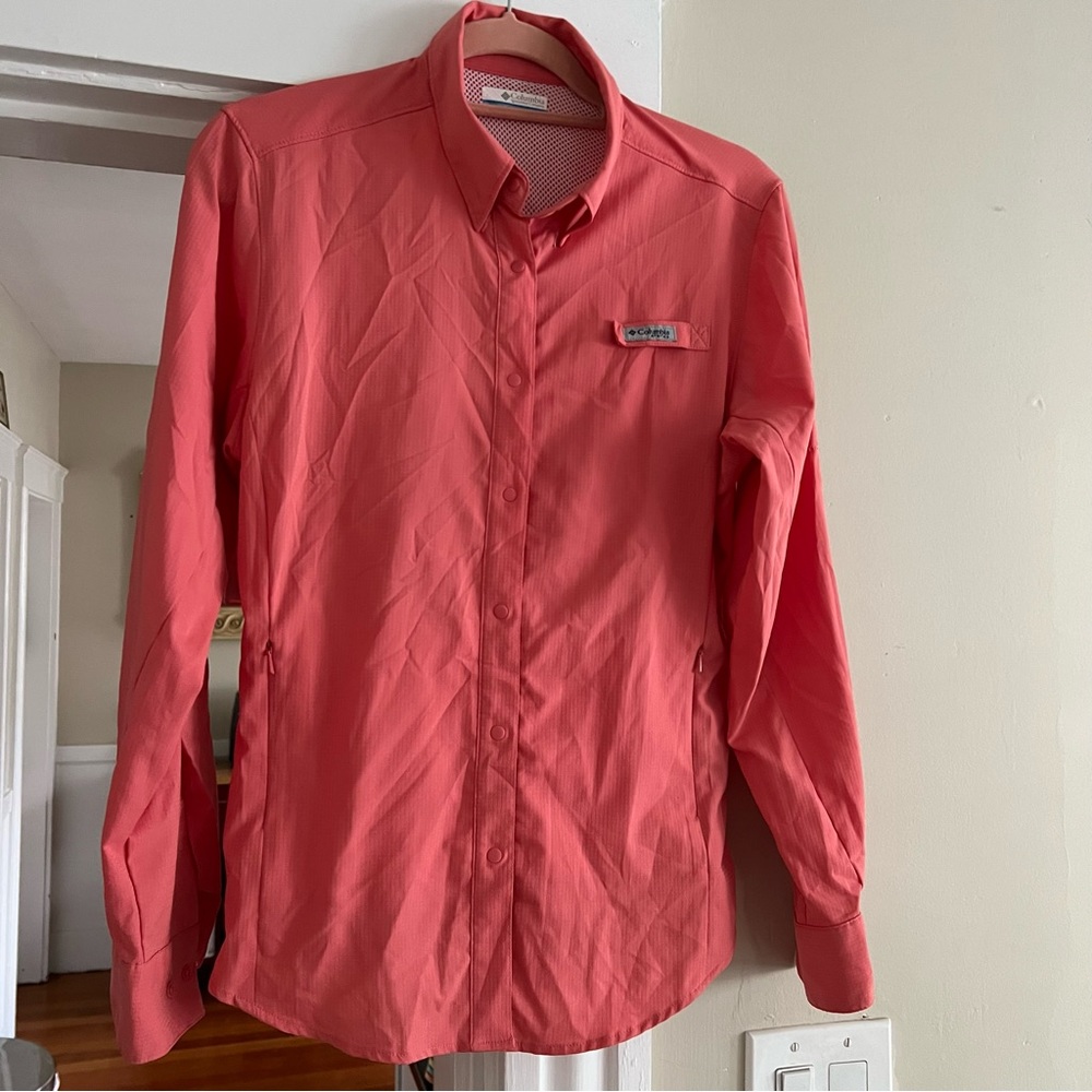 Columbia womens long sleeve shirt, size small